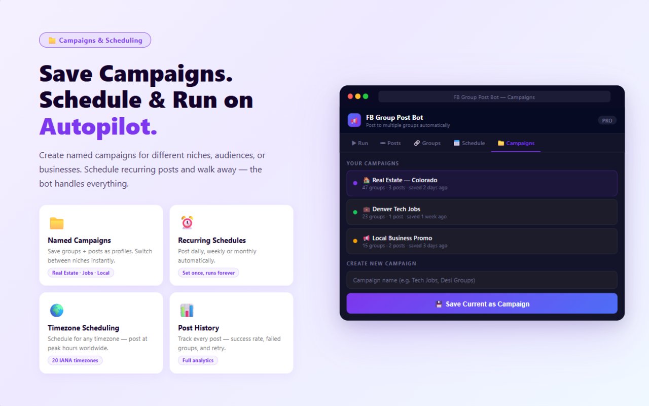 Campaigns and Scheduling